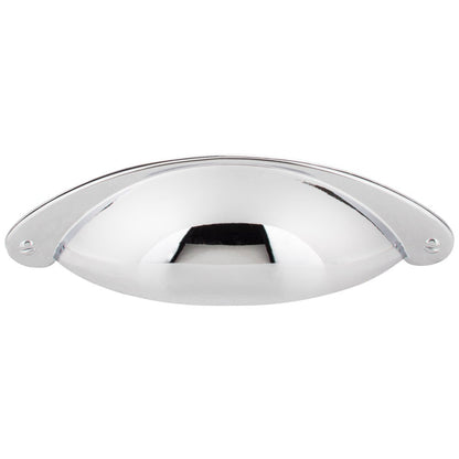 3" Center-to-Center Satin Nickel Lyon Cabinet Cup Pull