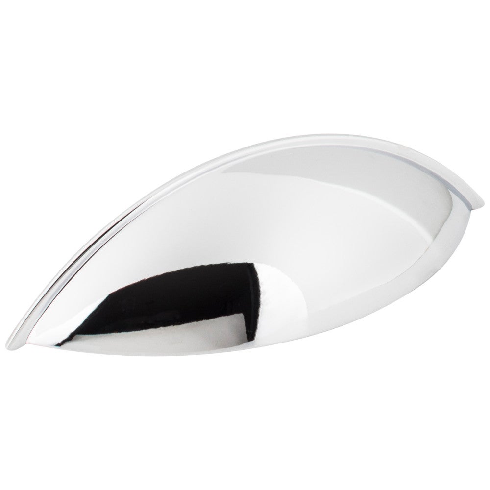 96 mm Center-to-Center Satin Nickel Bordeaux Cabinet Cup Pull