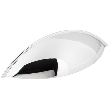 96 mm Center-to-Center Satin Nickel Bordeaux Cabinet Cup Pull