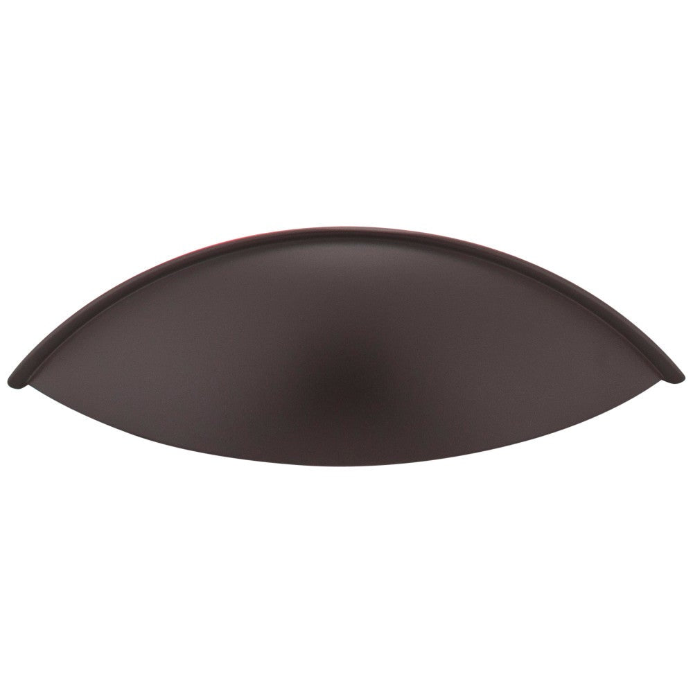 96 mm Center-to-Center Satin Nickel Bordeaux Cabinet Cup Pull