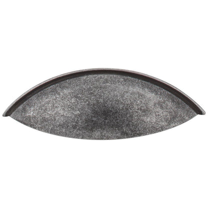 96 mm Center-to-Center Satin Nickel Bordeaux Cabinet Cup Pull