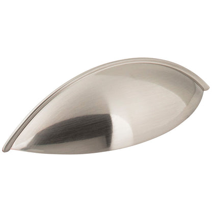 96 mm Center-to-Center Satin Nickel Bordeaux Cabinet Cup Pull