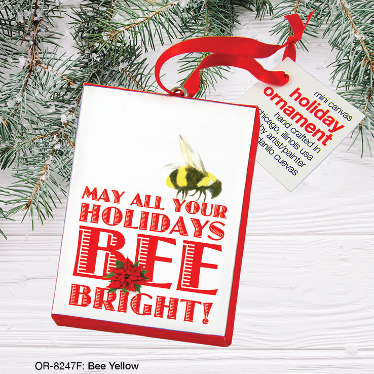 Bee Yellow, Ornament (OR-8247F)