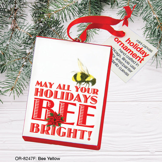 Bee Yellow, Ornament (OR-8247F)
