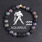 European and American Zodiac Twelve Constellation Bracelet - Beaded Design