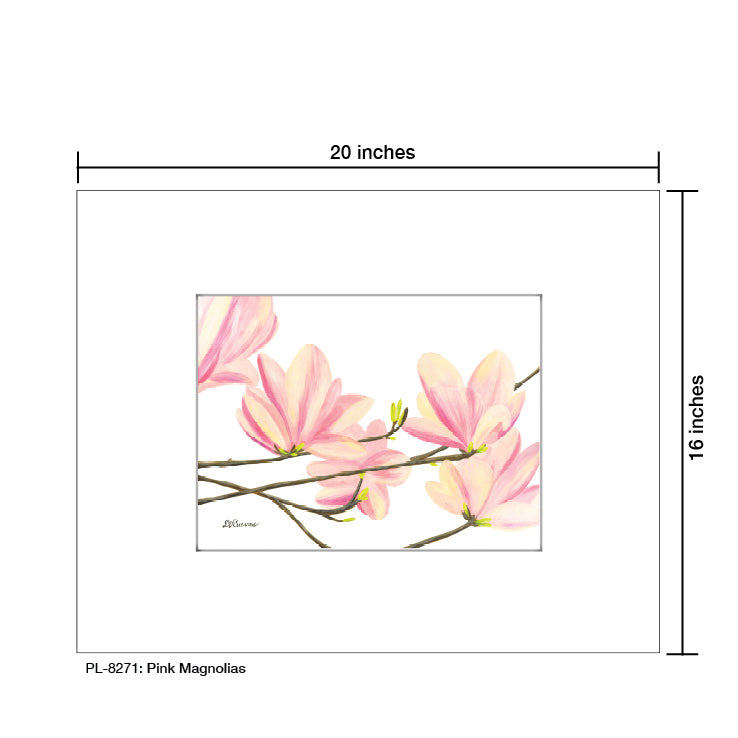 Pink Magnolias, Print (#8271B)