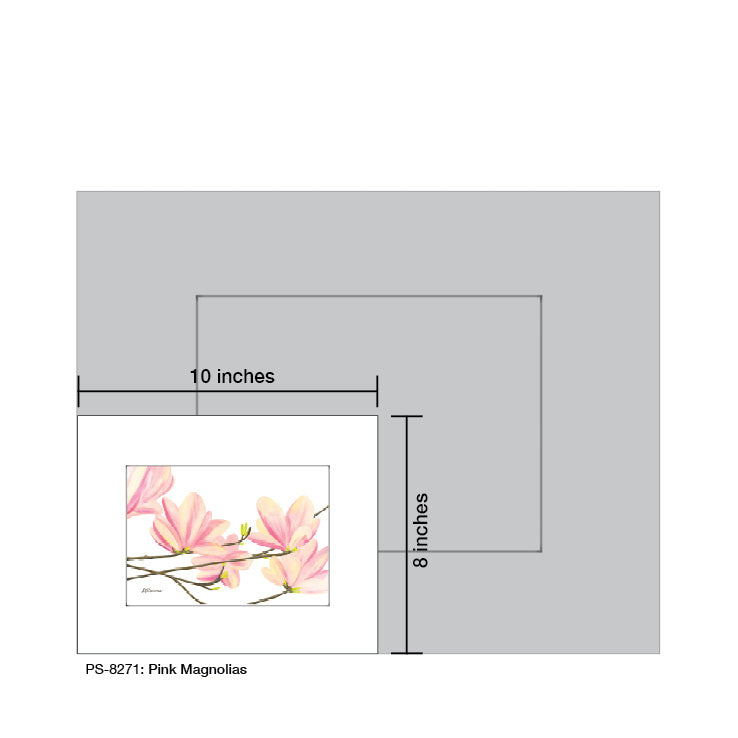 Pink Magnolias, Print (#8271B)