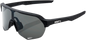 100% S2 Sunglasses - Black - Smoke 60006-00000