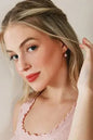 Glass Stone Earring Set - Nickel-Free Danglers | Femstylo