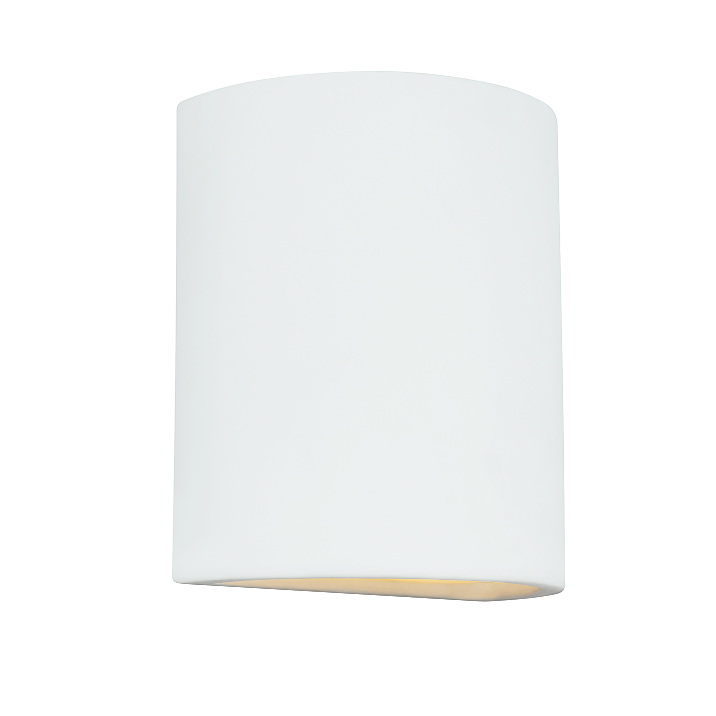 Half Moon Ceramic Wall Lantern