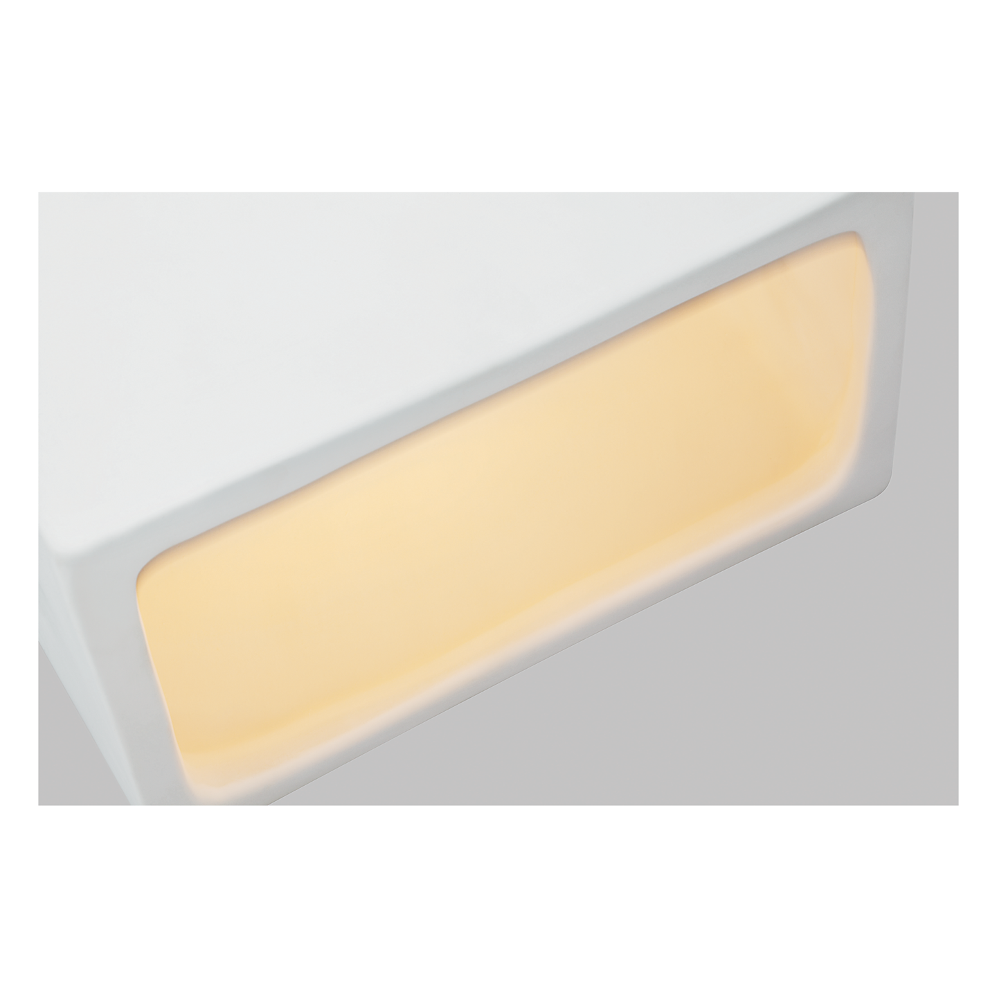 Rectangle Ceramic 1-Light Wall Lantern