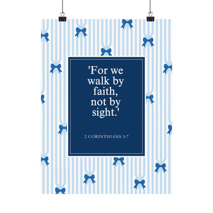 Inspirational Matte Vertical Posters, Faith Wall Art, Home Decor, Christian Decor, Motivational Print, Gift for Believers