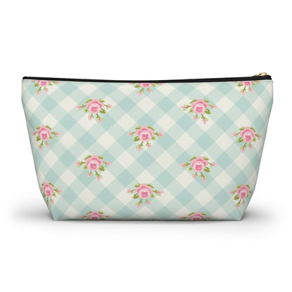 Customizable: Charming Floral Accessory Pouch | Perfect for Makeup, Travel, Gifts, Home Organization, Cute Storage