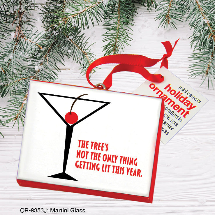 Martini Glass, Ornament (OR-8353J)