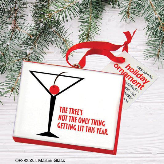 Martini Glass, Ornament (OR-8353J)
