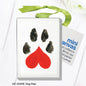 Dog Paw, Mini Canvas (MC-8355B)