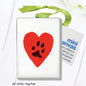 Dog Paw, Mini Canvas (MC-8355J)
