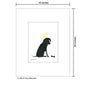 Dog Silhouette, Print (#8361B)