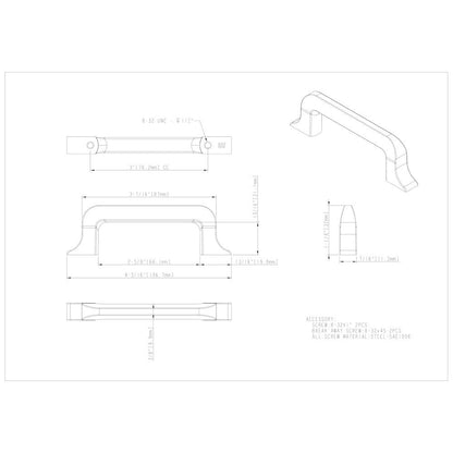 3" Center-to-Center Satin Nickel Callie Cabinet Pull