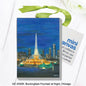 Buckingham Fountain at Night, Chicago, Mini Canvas (MC-8390E)