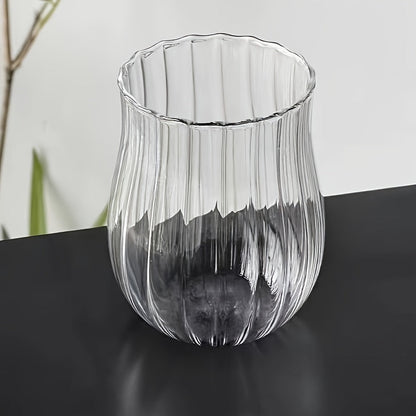 Small Tulip Cup High Boron Wow Glass Simple Latte Cup American Coffee