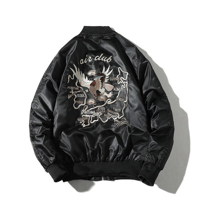 Bomber Jacket Men's Embroidered Baseball Uniform