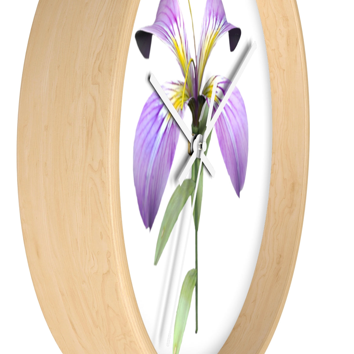 Purple Flower Wall clock