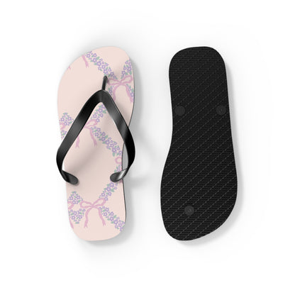 Customizable: Charming Floral Flip Flops, Summer Sandals, Beachwear, Vacation Footwear, Gift for Her, Casual Summer Fashion
