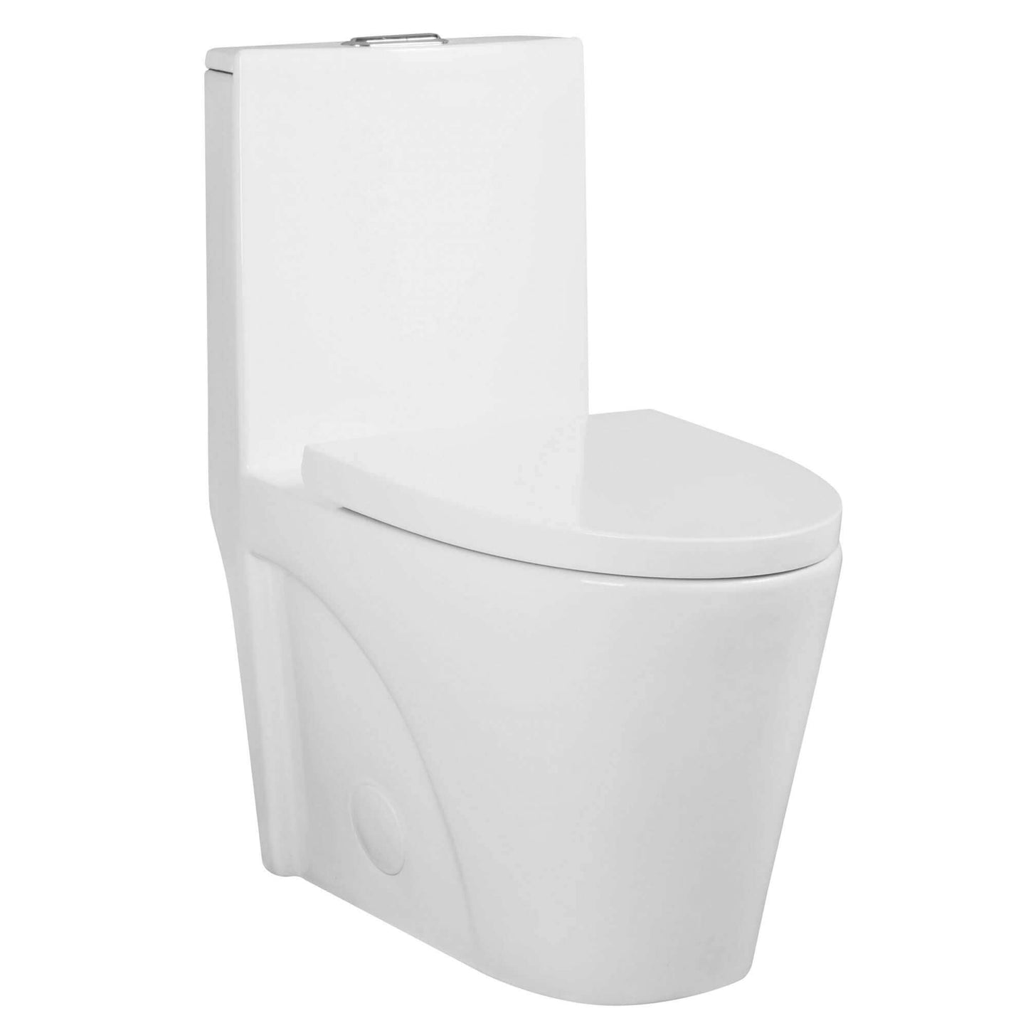 Fine Fixtures MOTB7 Dual Flush One-Piece Toilet – Glossy Biscuit | GS Design Center NJ