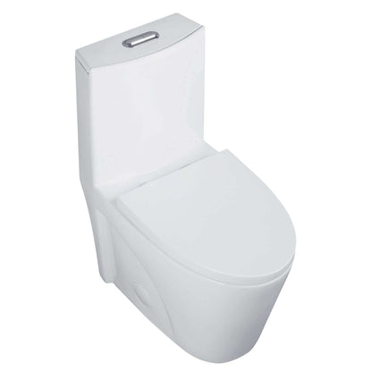 Fine Fixtures MOTB7 Dual Flush One-Piece Toilet – Glossy Biscuit | GS Design Center NJ