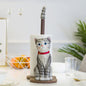 Tissue box animal face towel rack