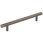 96 mm Center-to-Center Satin Nickel Square Dominique Cabinet Bar Pull