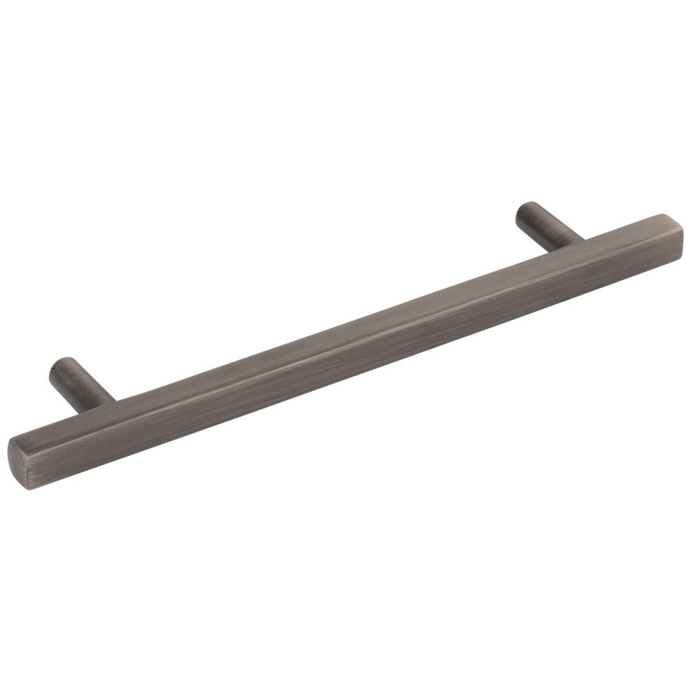 96 mm Center-to-Center Satin Nickel Square Dominique Cabinet Bar Pull