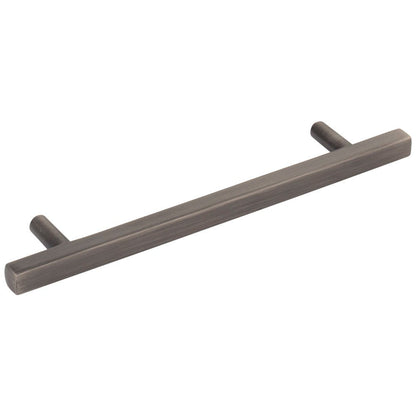 96 mm Center-to-Center Satin Nickel Square Dominique Cabinet Bar Pull