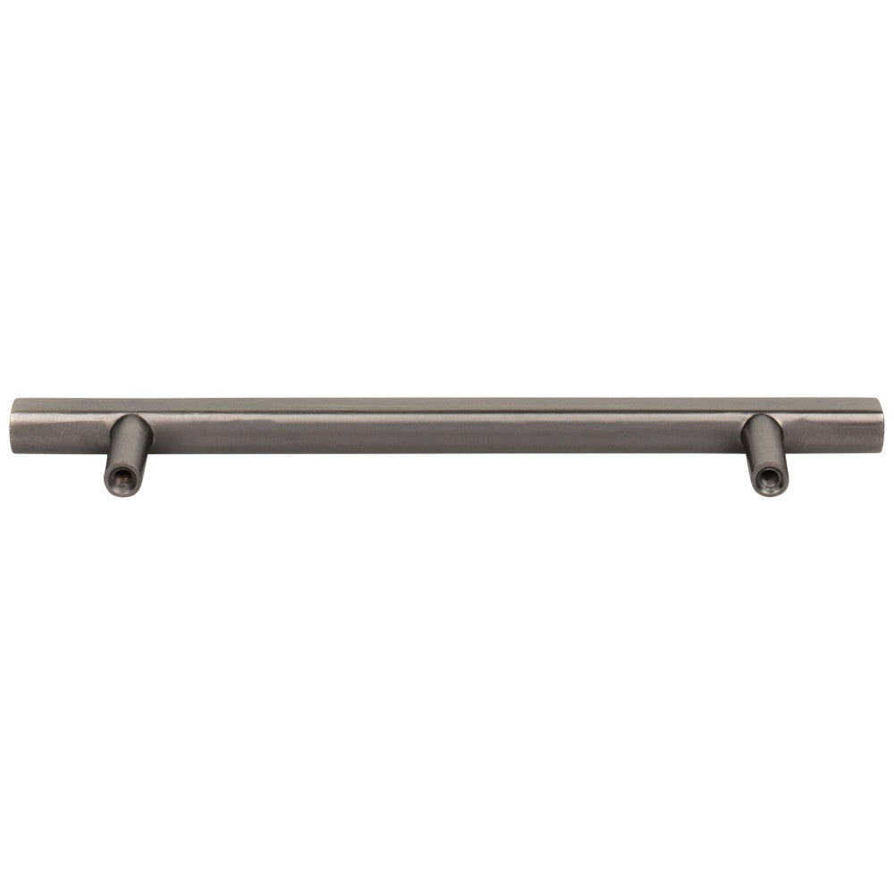 96 mm Center-to-Center Satin Nickel Square Dominique Cabinet Bar Pull