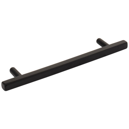 96 mm Center-to-Center Satin Nickel Square Dominique Cabinet Bar Pull