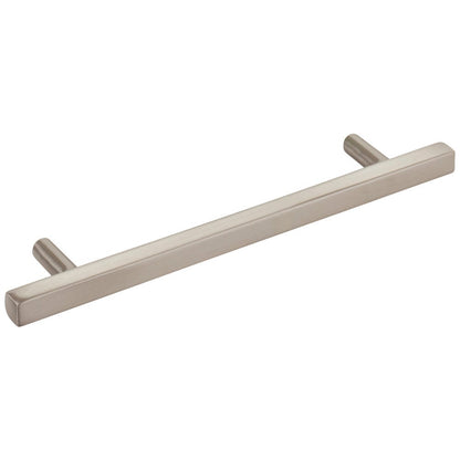 96 mm Center-to-Center Satin Nickel Square Dominique Cabinet Bar Pull