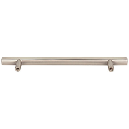 96 mm Center-to-Center Satin Nickel Square Dominique Cabinet Bar Pull