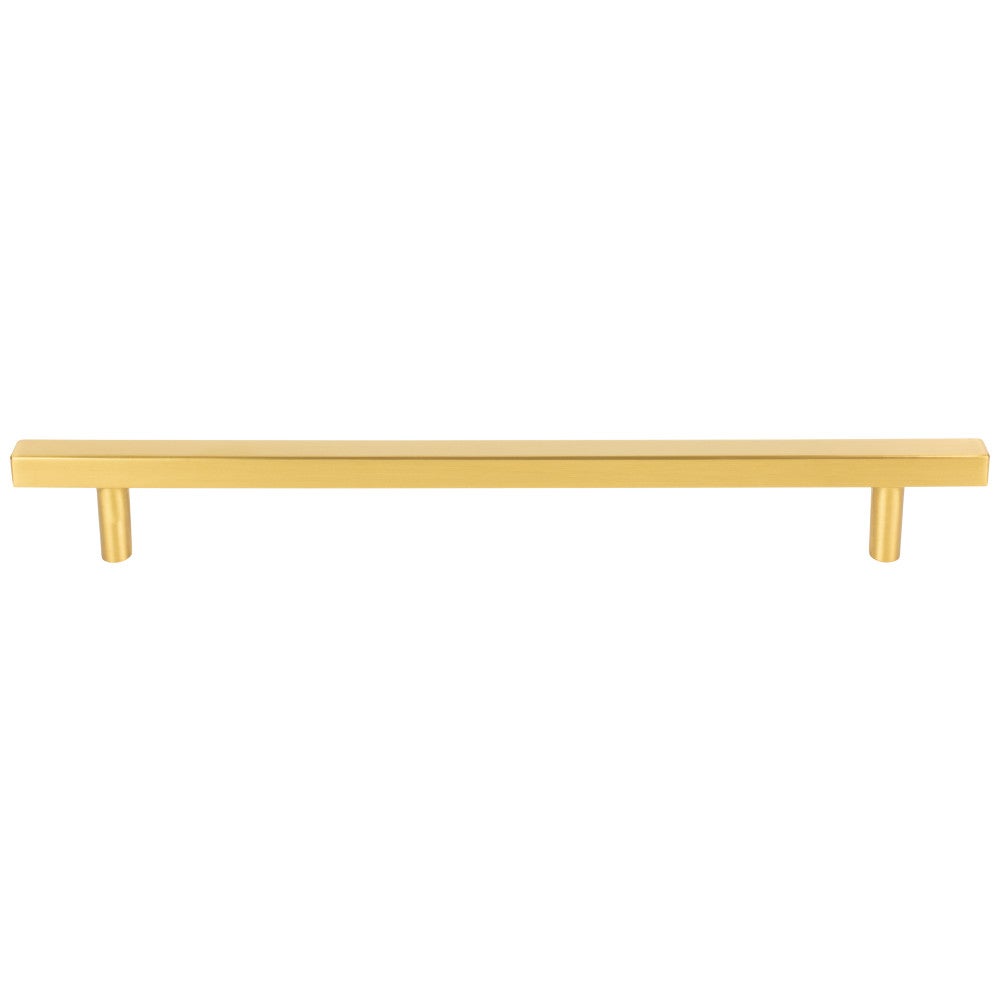 96 mm Center-to-Center Satin Nickel Square Dominique Cabinet Bar Pull
