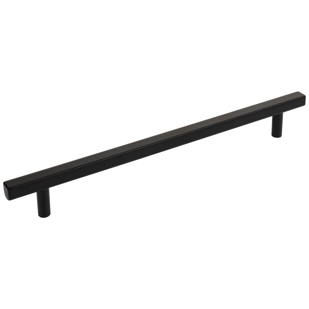 96 mm Center-to-Center Satin Nickel Square Dominique Cabinet Bar Pull