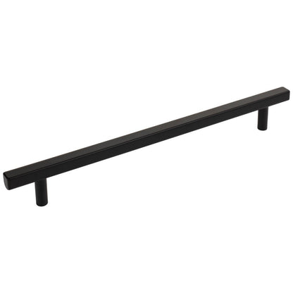 96 mm Center-to-Center Satin Nickel Square Dominique Cabinet Bar Pull