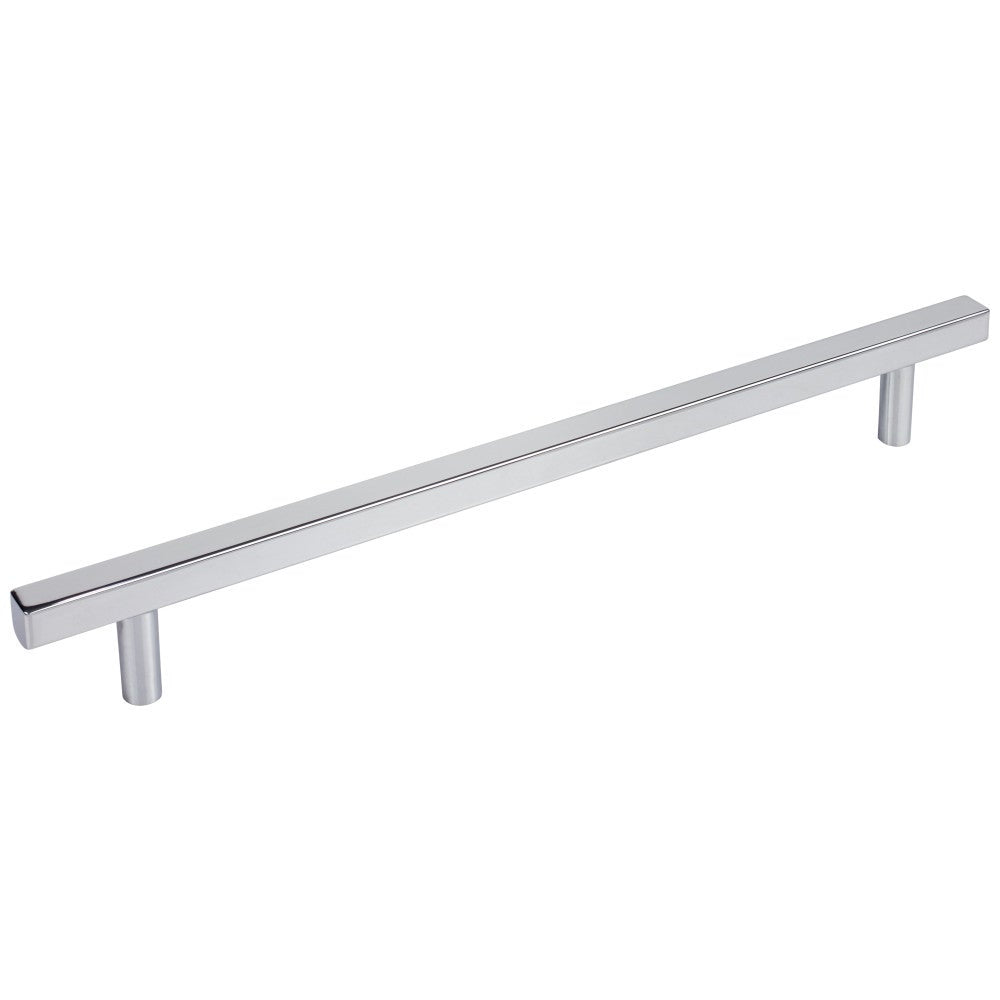 96 mm Center-to-Center Satin Nickel Square Dominique Cabinet Bar Pull