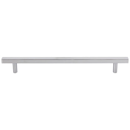 96 mm Center-to-Center Satin Nickel Square Dominique Cabinet Bar Pull