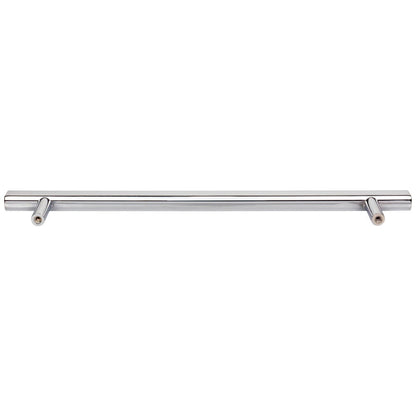 96 mm Center-to-Center Satin Nickel Square Dominique Cabinet Bar Pull
