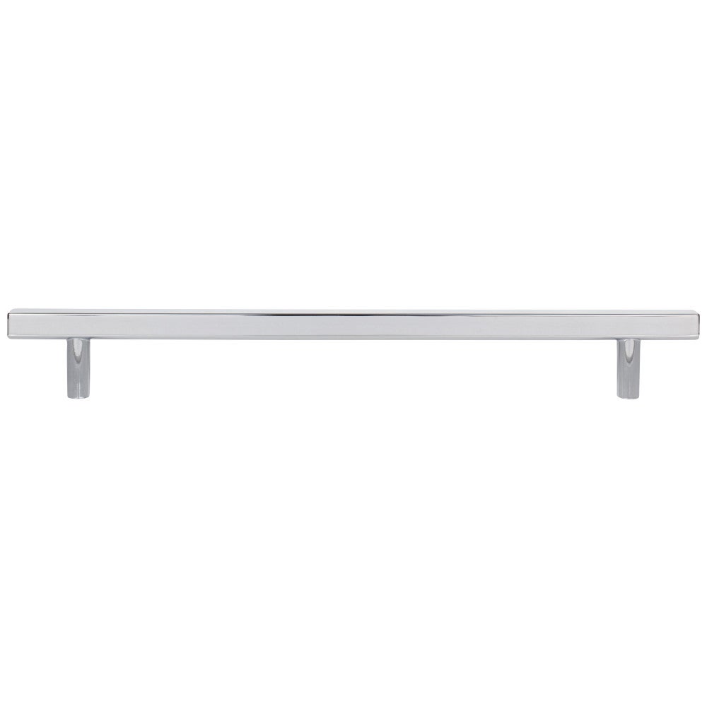 96 mm Center-to-Center Satin Nickel Square Dominique Cabinet Bar Pull