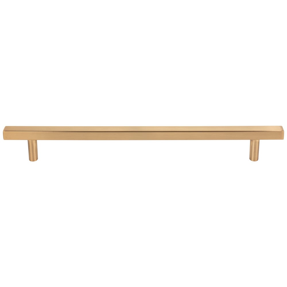 96 mm Center-to-Center Satin Nickel Square Dominique Cabinet Bar Pull