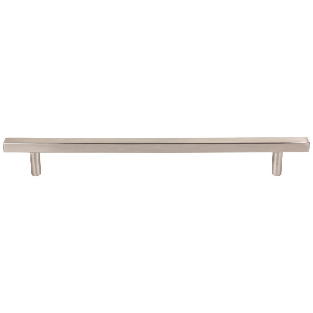 96 mm Center-to-Center Satin Nickel Square Dominique Cabinet Bar Pull