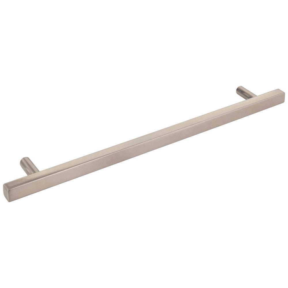 96 mm Center-to-Center Satin Nickel Square Dominique Cabinet Bar Pull