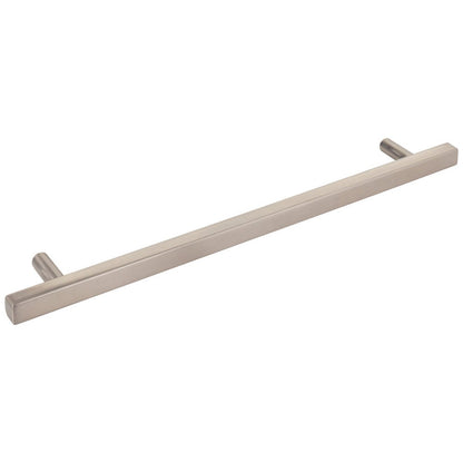 96 mm Center-to-Center Satin Nickel Square Dominique Cabinet Bar Pull