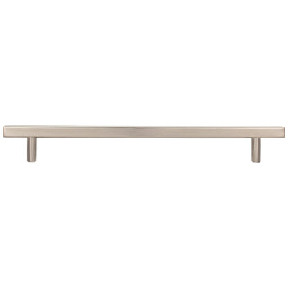 96 mm Center-to-Center Satin Nickel Square Dominique Cabinet Bar Pull